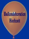 Ballondekoration Hochzeit